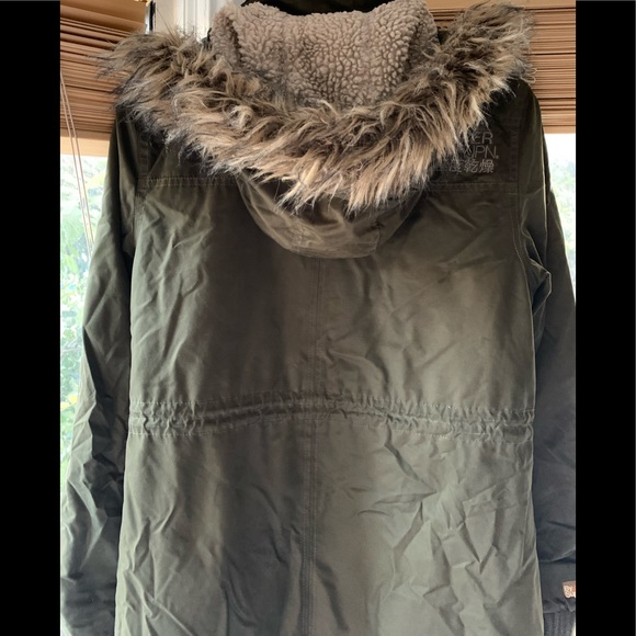 Olive Wind Parka Coat - Picture 5 of 5